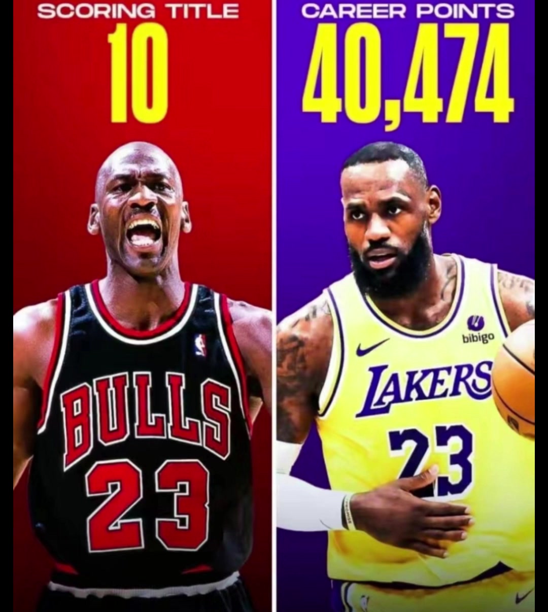  美媒發(fā)問(wèn)：是喬丹的10次得分王還是詹姆斯的40000分更難？