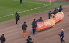  亞冠泰山隊(duì)勝，謝場(chǎng)拉橫幅：2024千山萬(wàn)水再戰(zhàn)！
