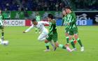  浙江隊(duì)0-1失利，半場絕殺，后衛(wèi)失誤，沖突險(xiǎn)起。