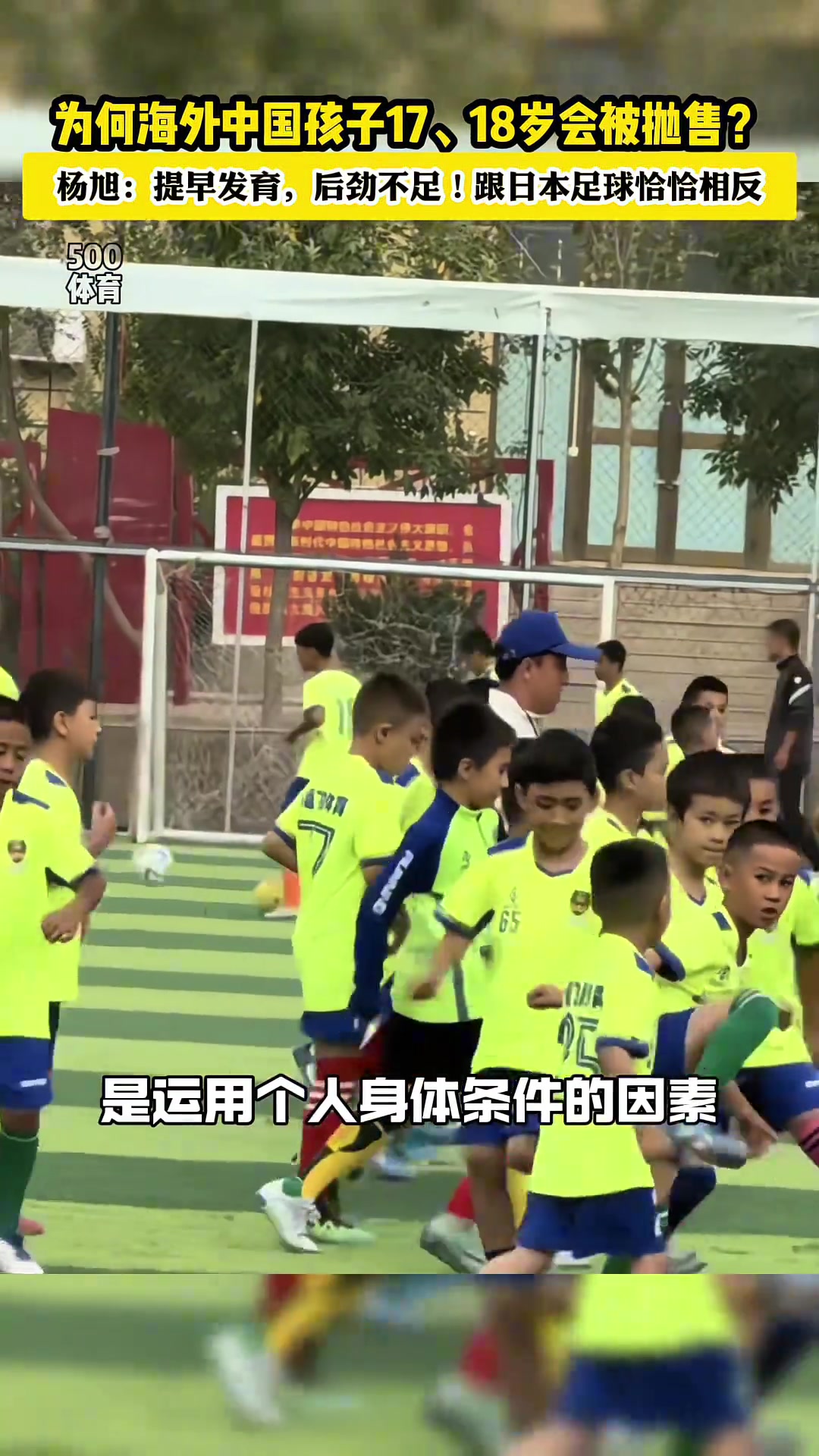  海外十七八歲的中國孩子為何被拋售？楊旭：提早發(fā)育后勁不足