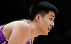  北控勝南京，賽后閔鹿蕾、朱松瑋發(fā)言。