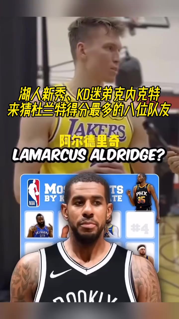  還挺懂球！湖人克內(nèi)克特猜KD得分最多隊友猜了個八九不離十