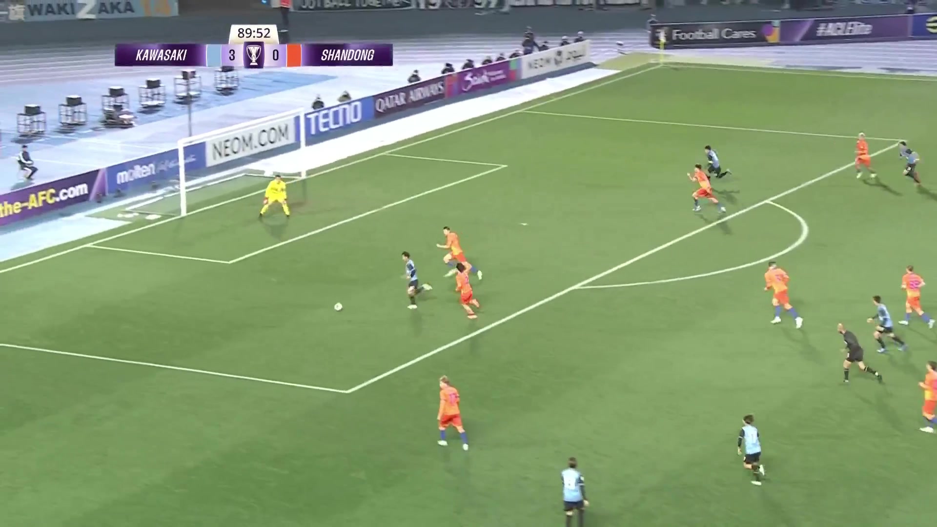  0-4慘案！川崎簡單配合打穿防守，泰山全員懵逼！