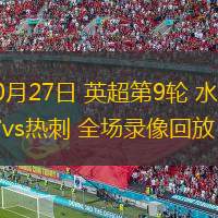  10月27日 英超第9輪 水晶宮vs熱刺 全場(chǎng)錄像回放