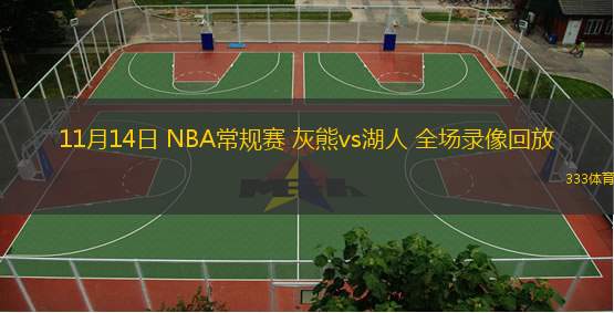  11月14日 NBA常規(guī)賽 灰熊vs湖人 全場錄像回放